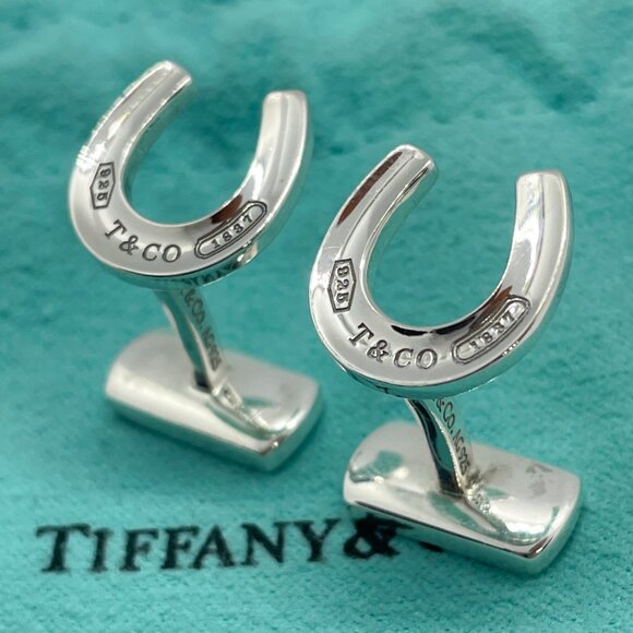 Tiffany 1837 Horseshoe Luck Cufflinks in Sterling Silver - Picture 2 of 10